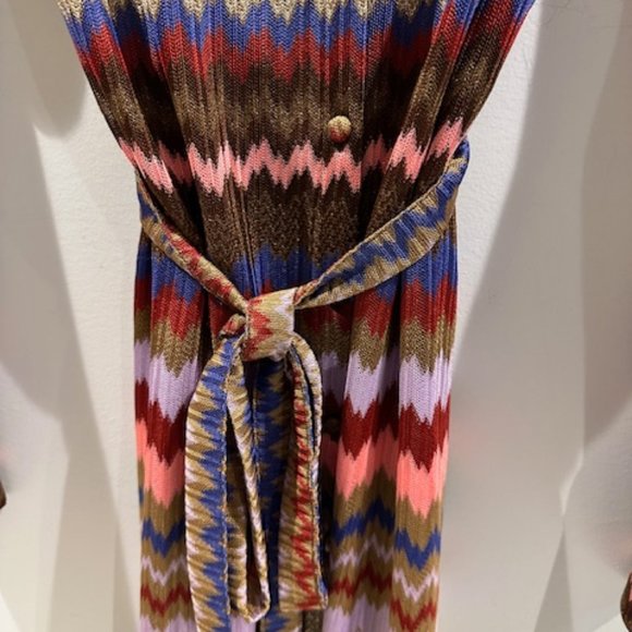 RAMY BROOK GALILEA CONVERTIBLE DRESS MULTI CHEVRON - Picture 3 of 5